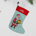 Personalized Christmas Santa Decoration Socks - Uncommongifts.in